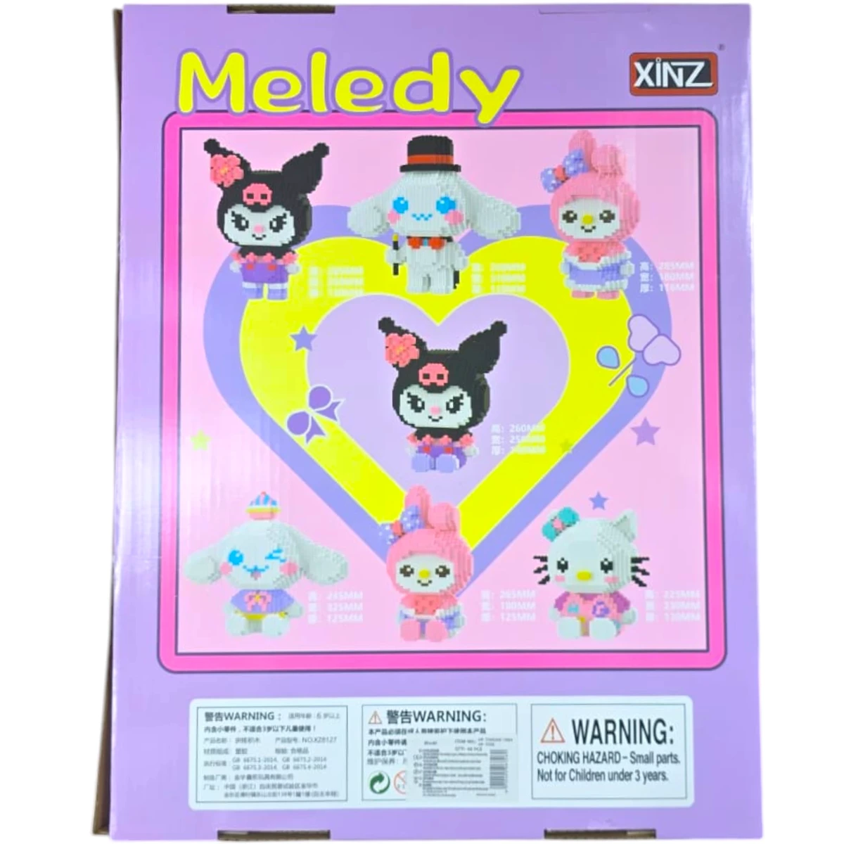 KLOCKI KONSTRUKCYJNE - FIGURKA MELODY 3834 ELEMENTY