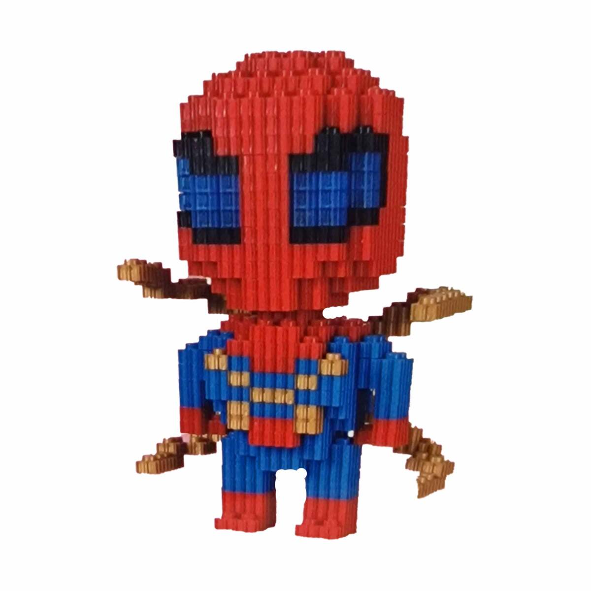 MAGIC BLOCK Klocki magiczne figurka SPIDERMAN