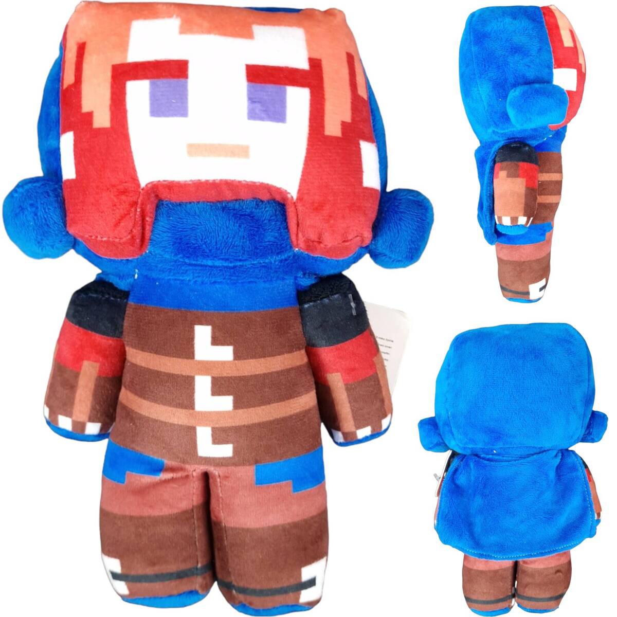 MINECRAFT - MASKOTKA RED HAIR HERO RANGER 22CM MINECRAFT LEGENDS GADŻETY DLA GRACZY