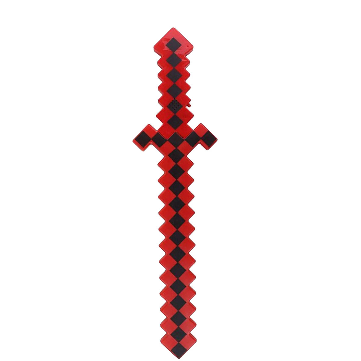 MINECRAFT Miecz ze światłem i z dźwiękiem pixelowy czerwony