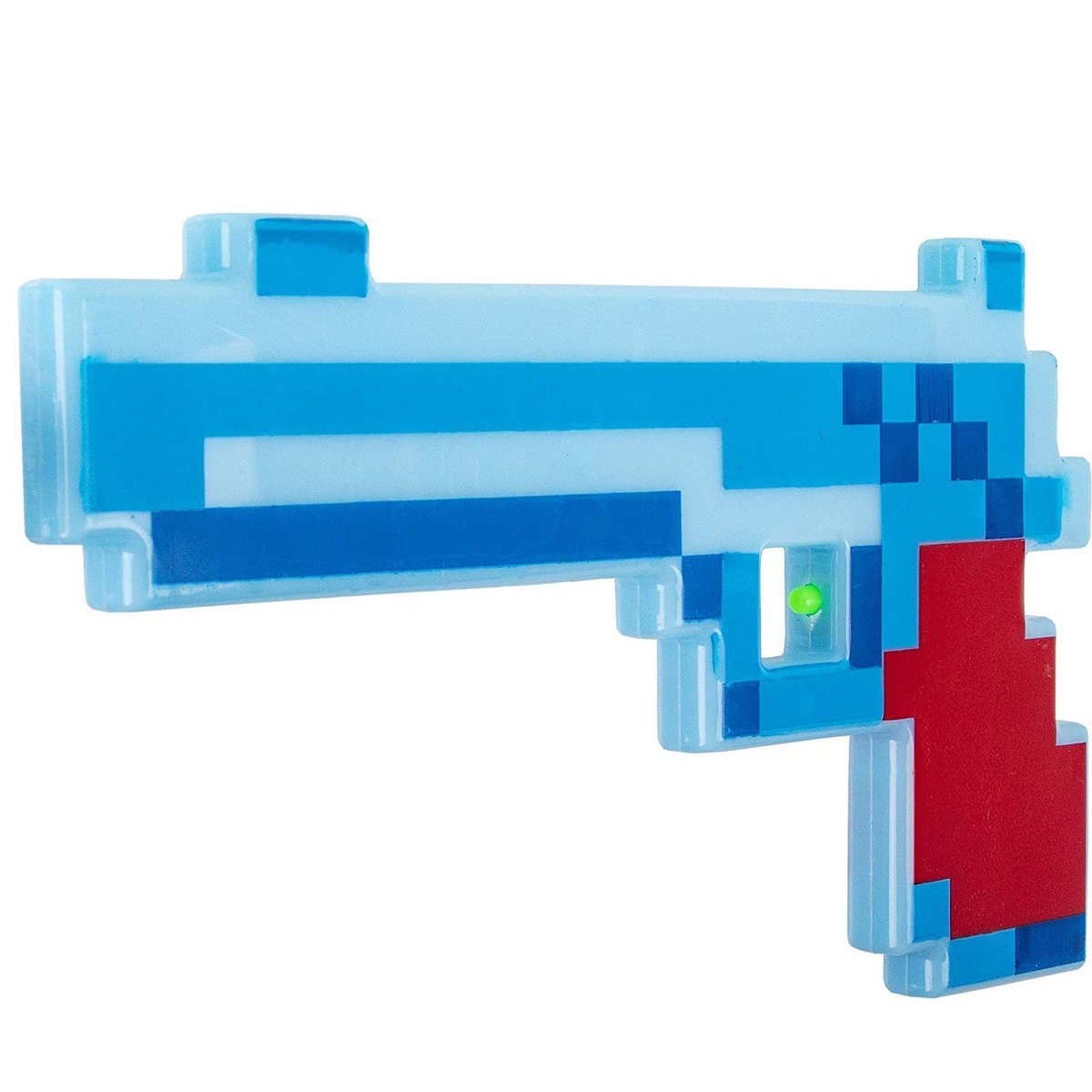 MINECRAFT Pistolet ze światłem i dźwiękiem Pixel Niebieski