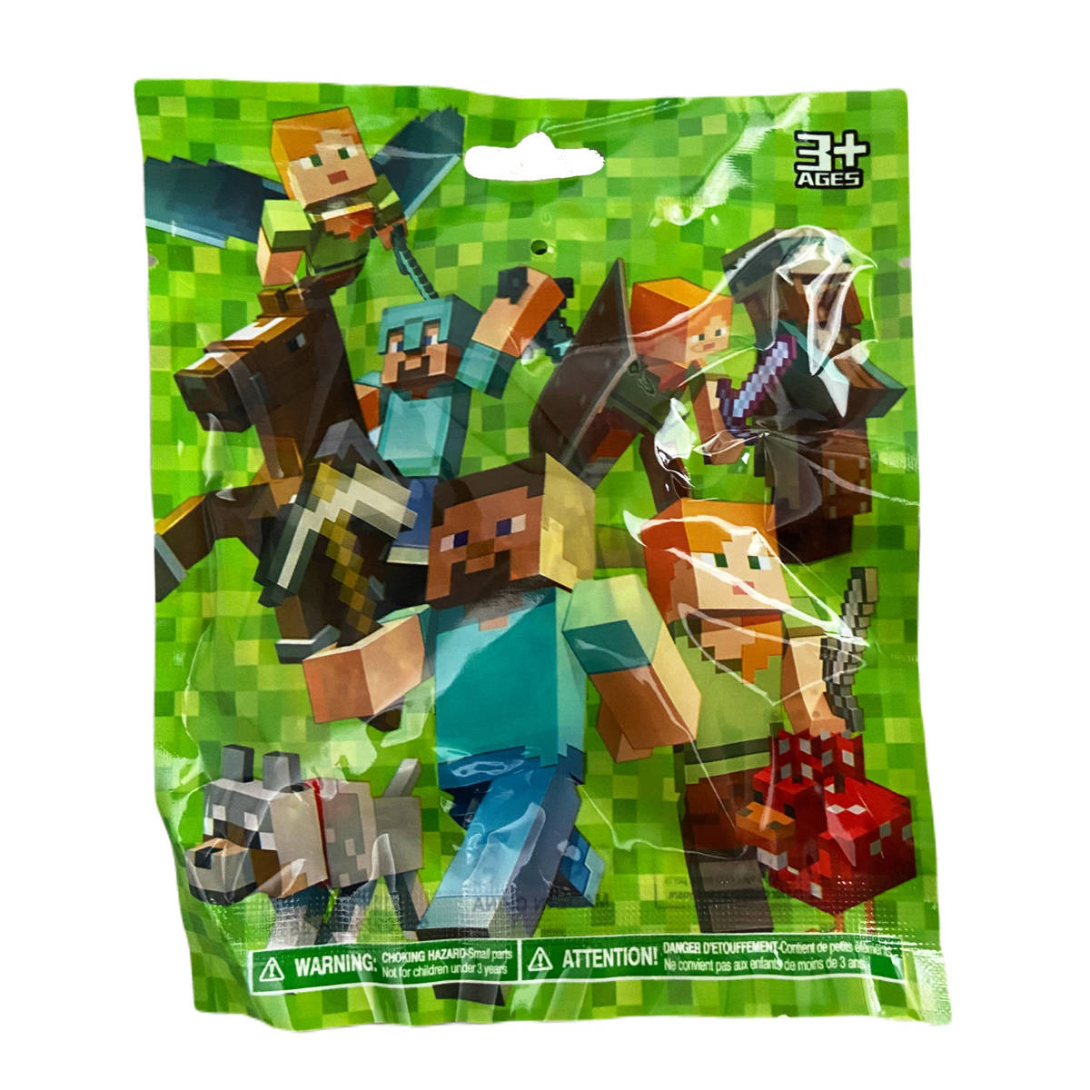 MINECRAFT Saszetka Zestaw niespodzianka Figurka + Karta