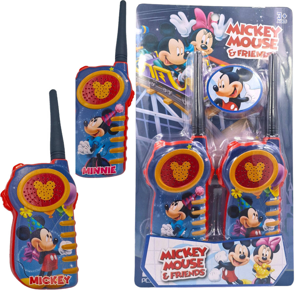 MYSZKA MICKEY Zestaw Walkie Talkie - 2 Krótkofalówki