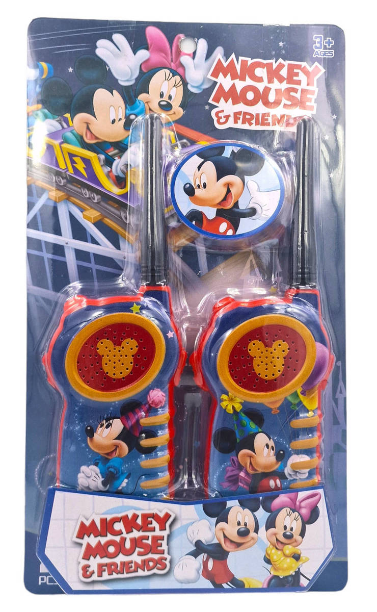 MYSZKA MICKEY Zestaw Walkie Talkie - 2 Krótkofalówki