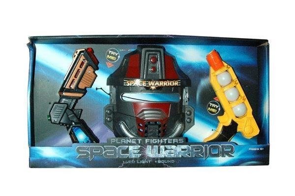 Miotacz 20cm Space Warrior z maską pud.