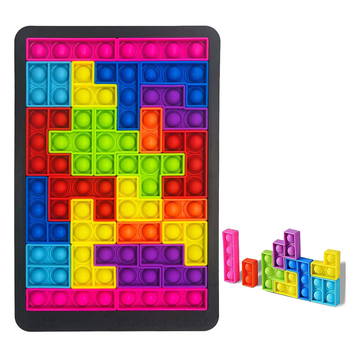 POP IT! Zabawka Sensoryczna Puzzle Tetris