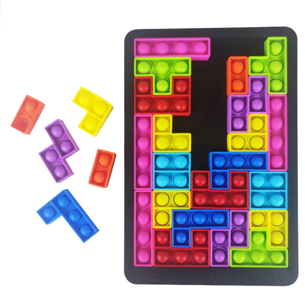 POP IT! Zabawka Sensoryczna Puzzle Tetris