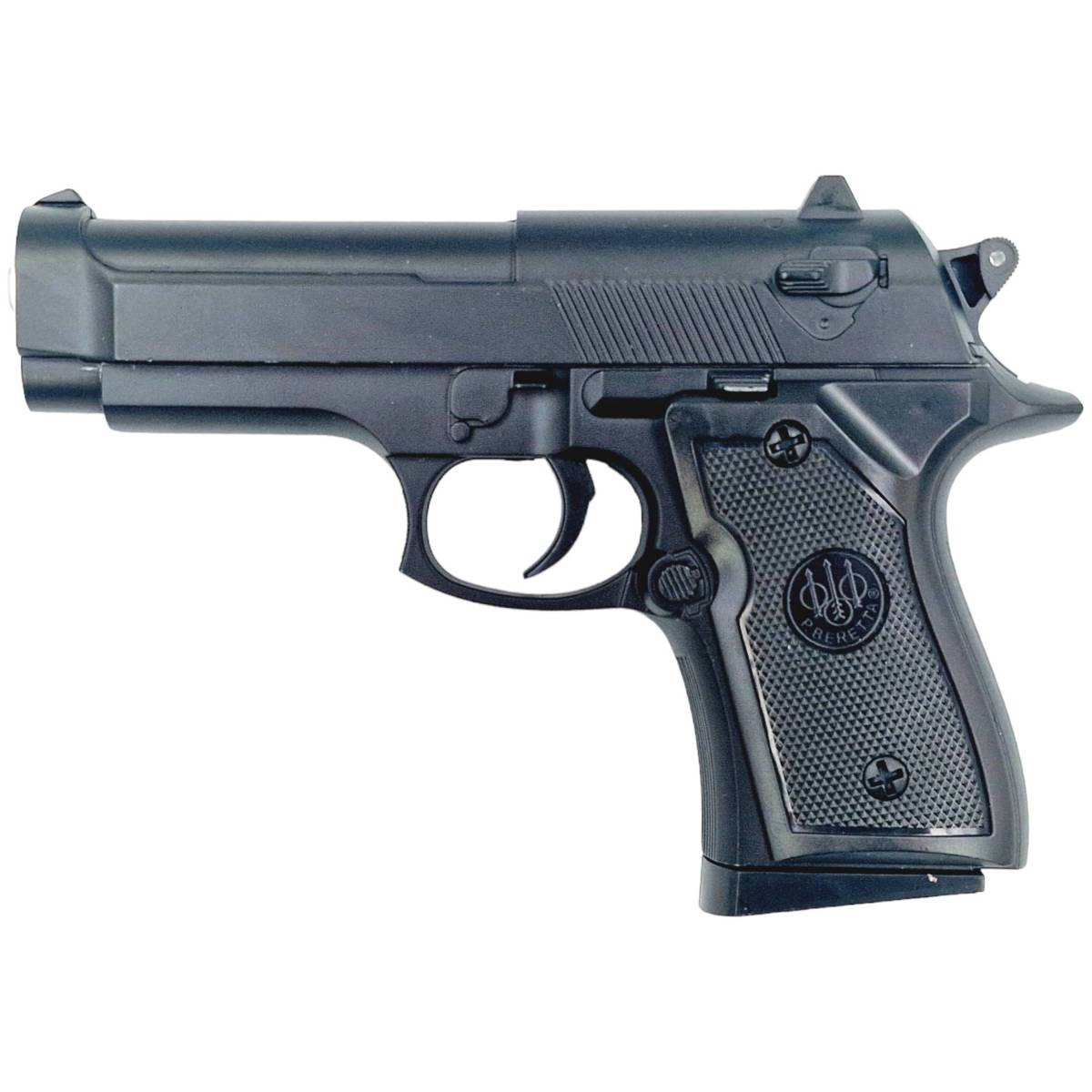 Pistolet metalowy na kulki Beretta z tłumikiem + 800 kulek