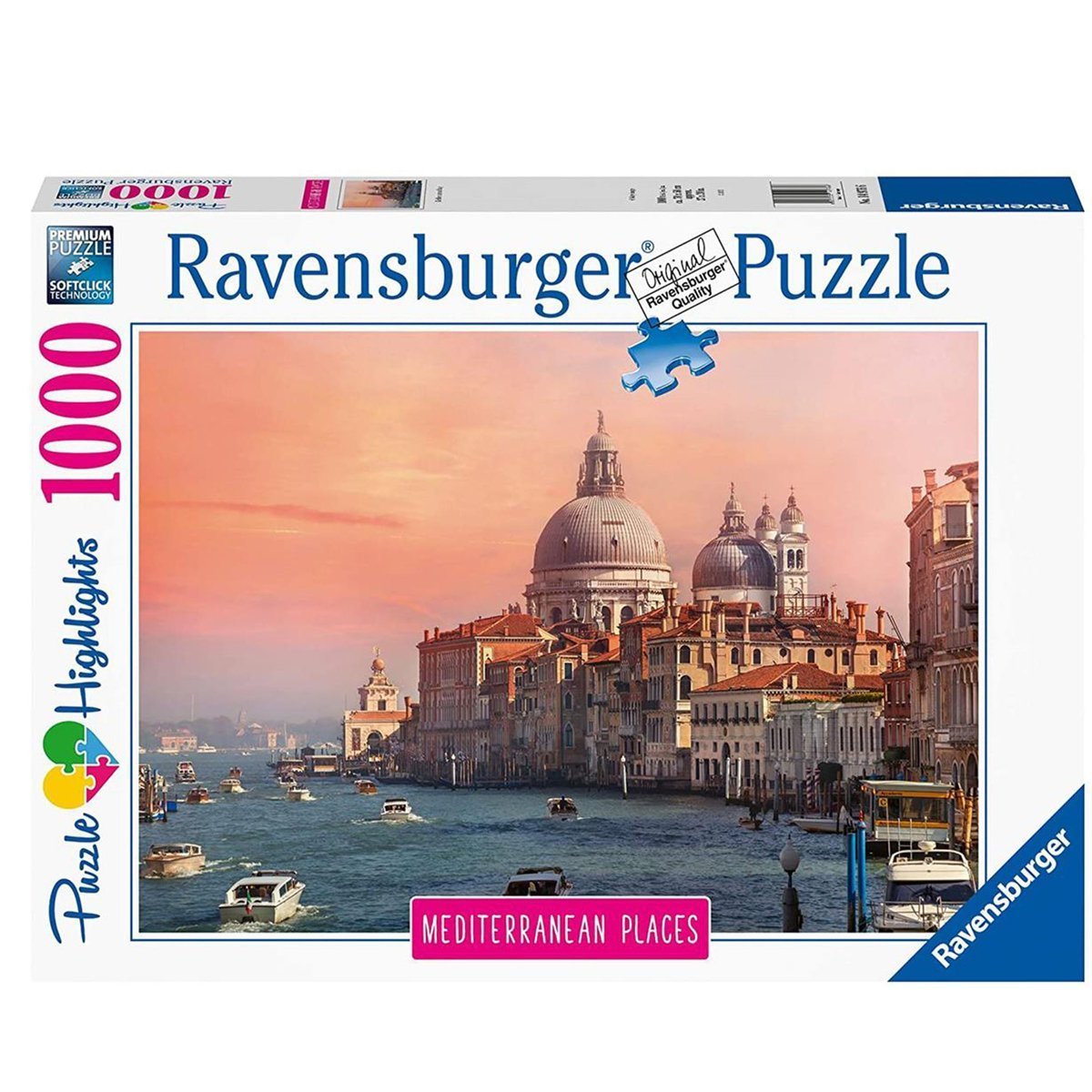 RAVENSBURGER Puzzle 1000el Śródziemnomorskie Włochy