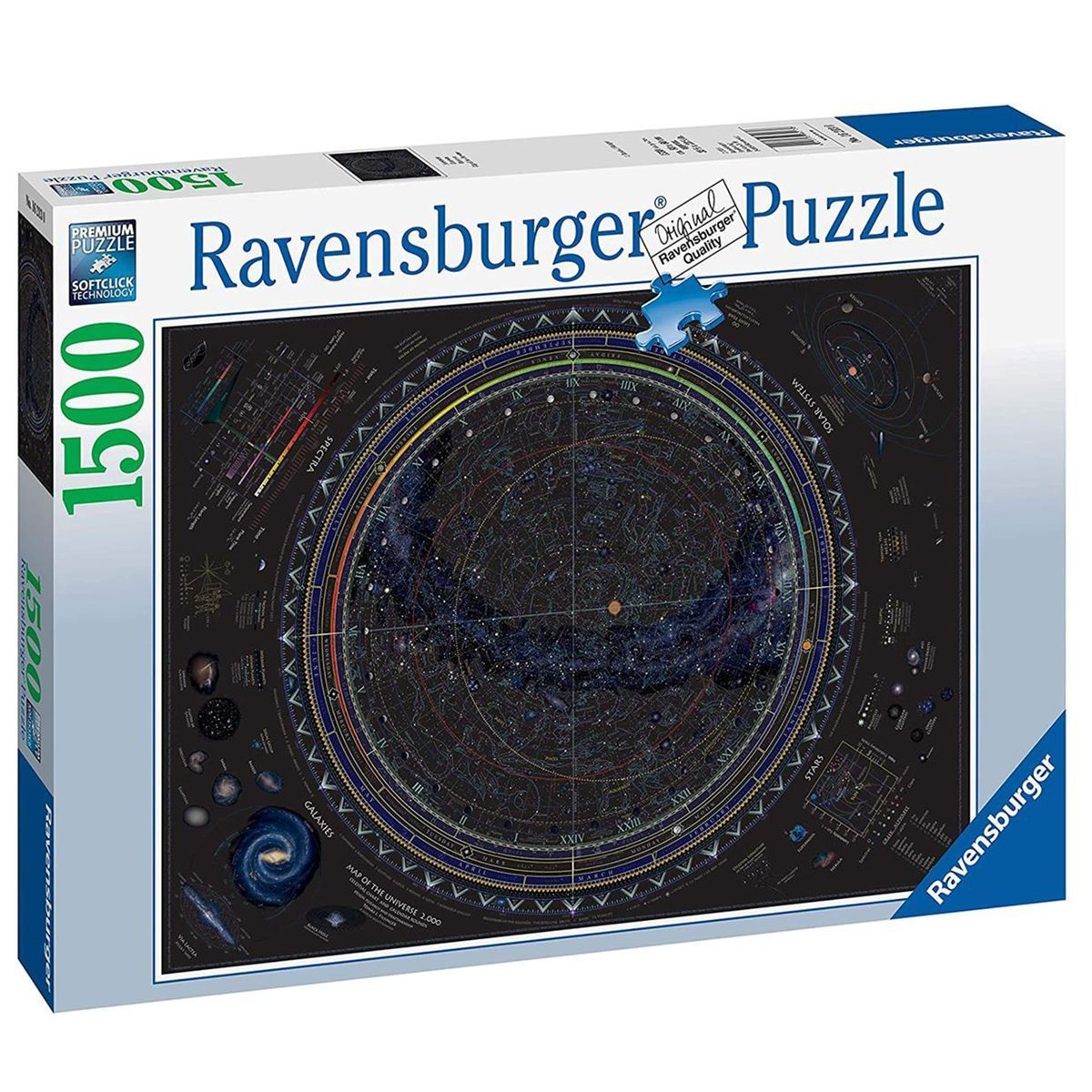 RAVENSBURGER Puzzle 1500el Przestrzeń kosmiczna 162130