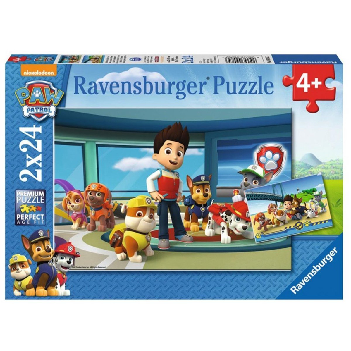 RAVENSBURGER Puzzle 2x24el Psi Patrol - Prubble i Przyjaciele 090853 