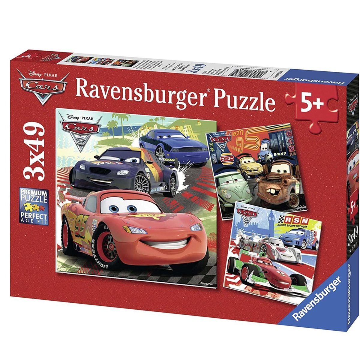 RAVENSBURGER Puzzle Auta 2 3x49el 092819 