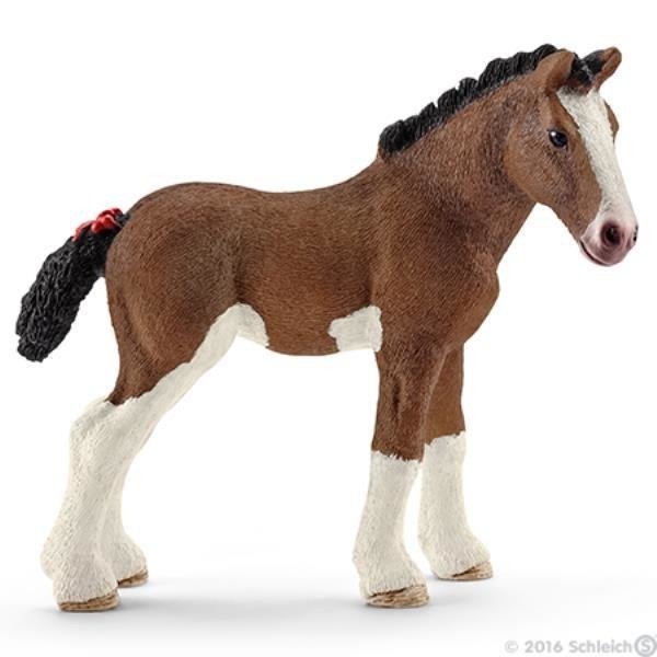 SCHLEICH Farm World Figurka Koń Źrebię Rasy Clydesdale 13810