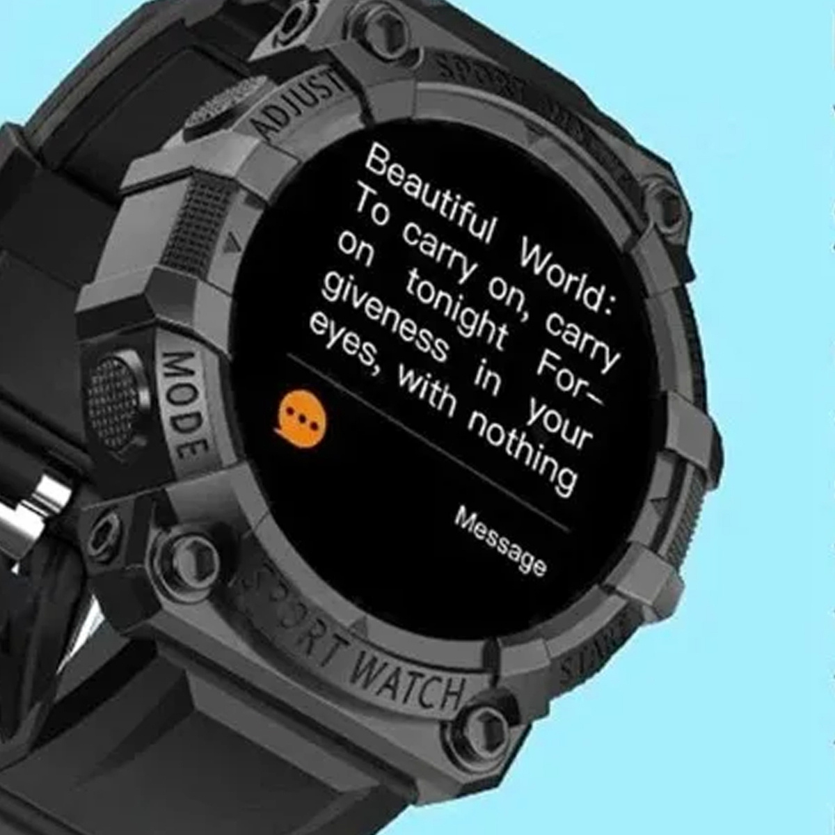 SMARTWATCH ZEGAREK MĘSKI CIŚNIENIE TLEN SEN KROKOMIERZ IP67 POWIADOMIENIA