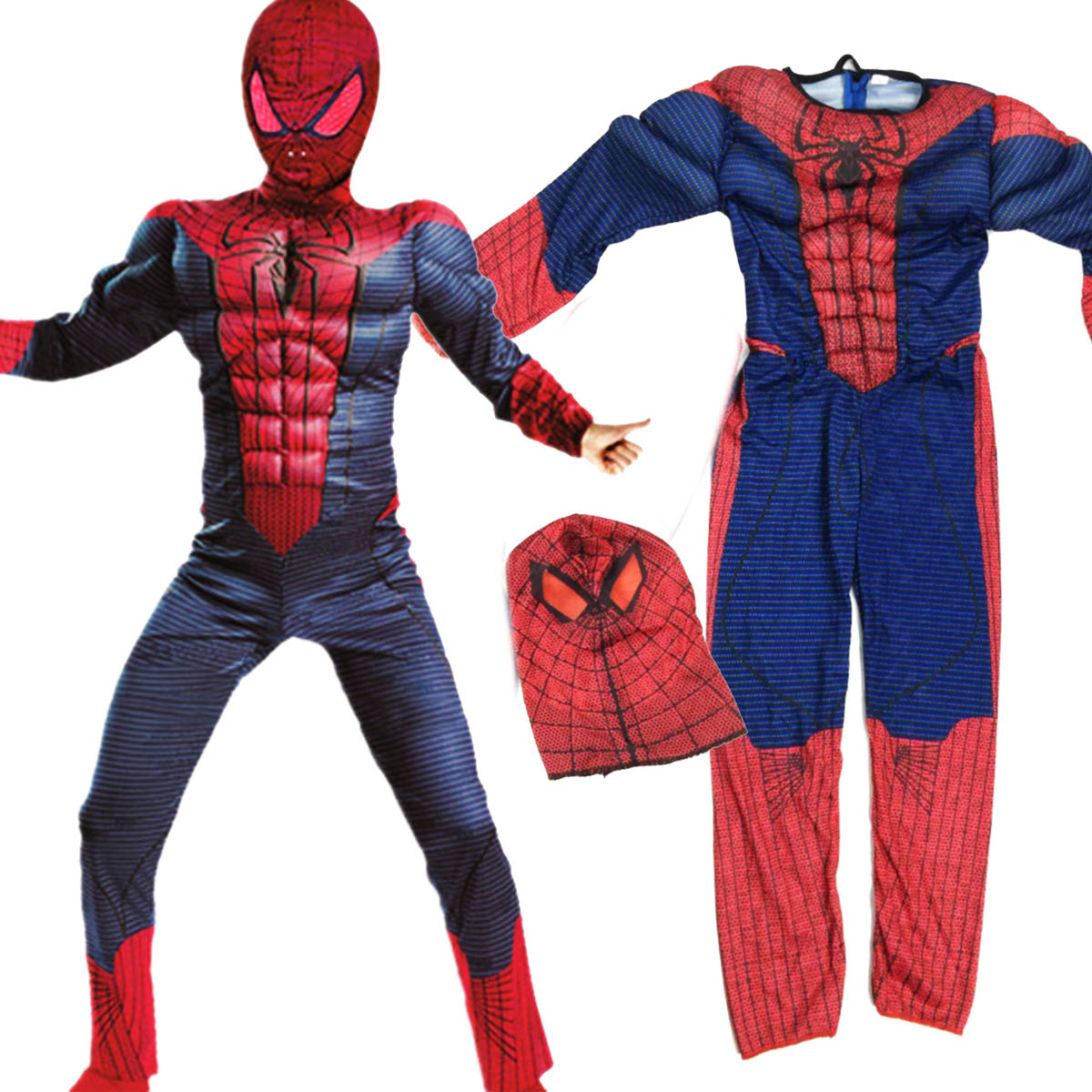 SPIDERMAN Strój dla dzieci 98-110 wersja Deluxe