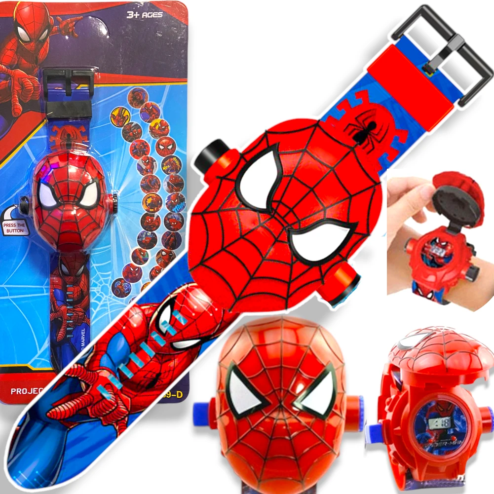 SPIDERMAN Zegarek 3D z projektorem