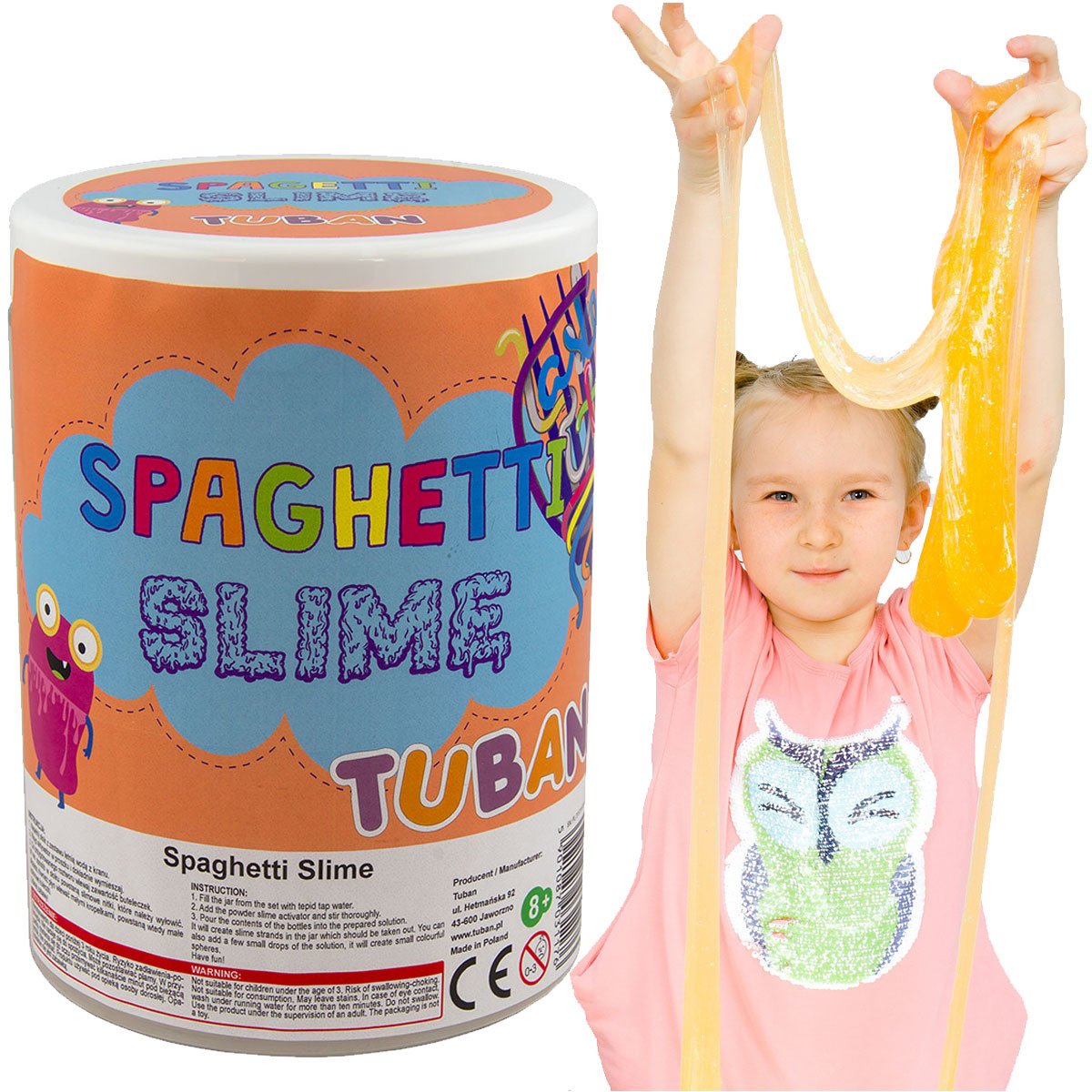 Spaghetti - Tuban Slime - zestaw do tworzenia kolorowych nitek