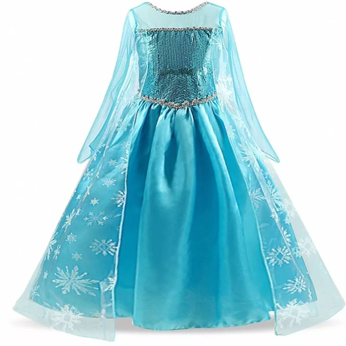 Strój Dla Dzieci Sukienka Elsa + Akcesoria
