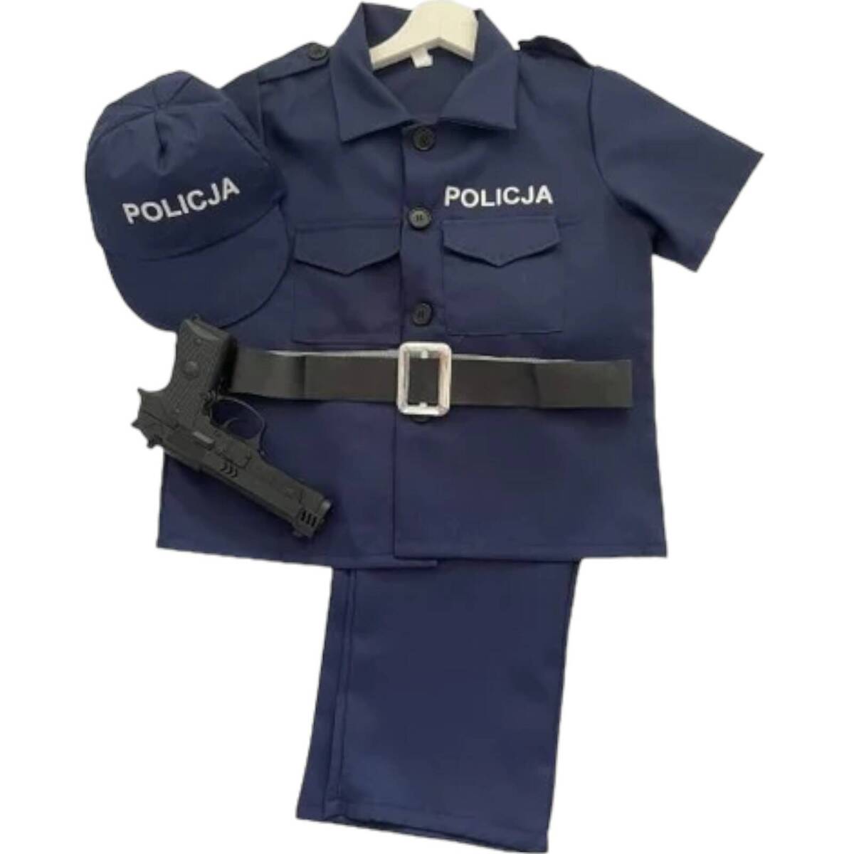 Strój przebranie dla chłopca Policjant - Kostium Policja / rozmiar L 122-128