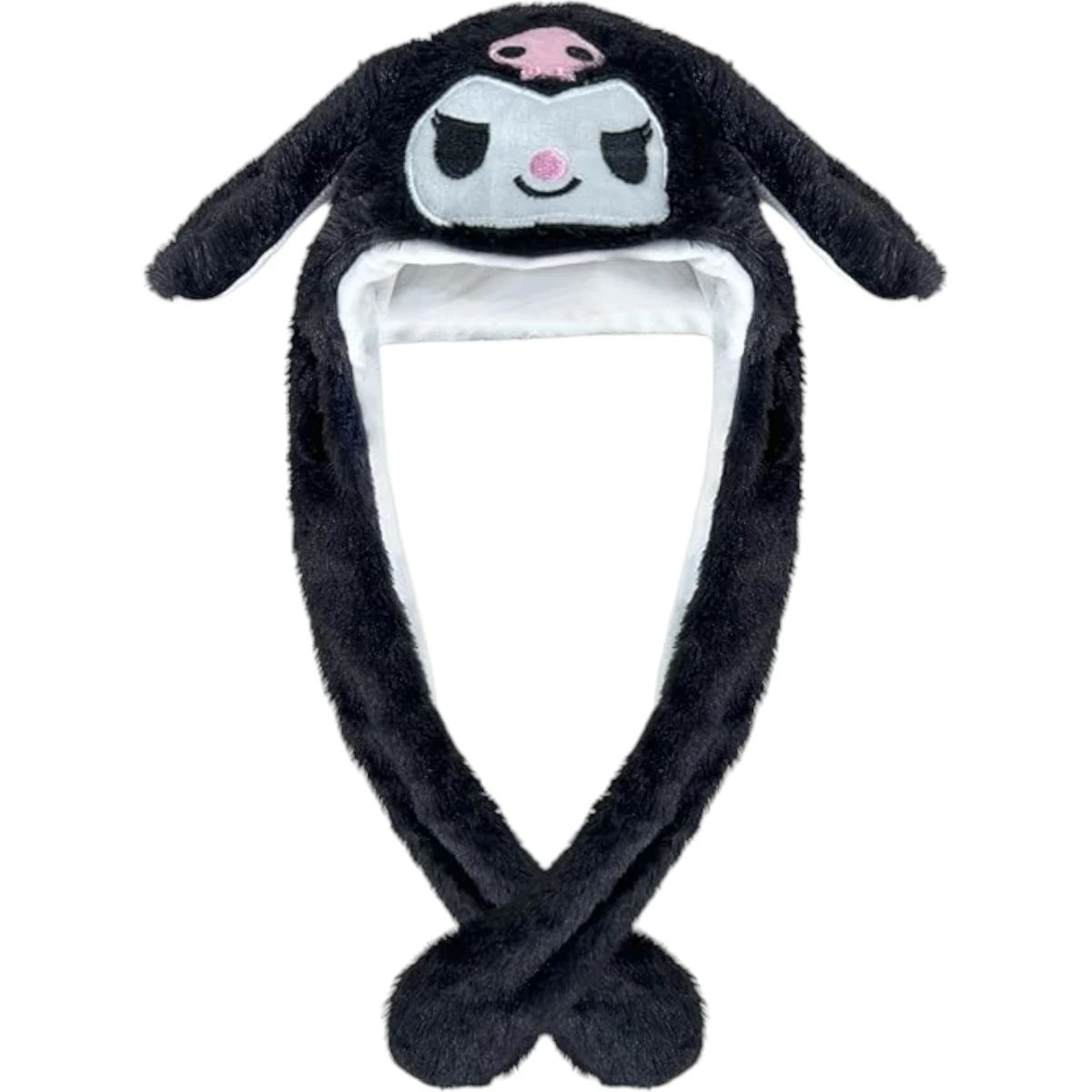 Świecąca LED Czapka Z Ruchomymi Uszami Królik Kigurumi - KUROMI