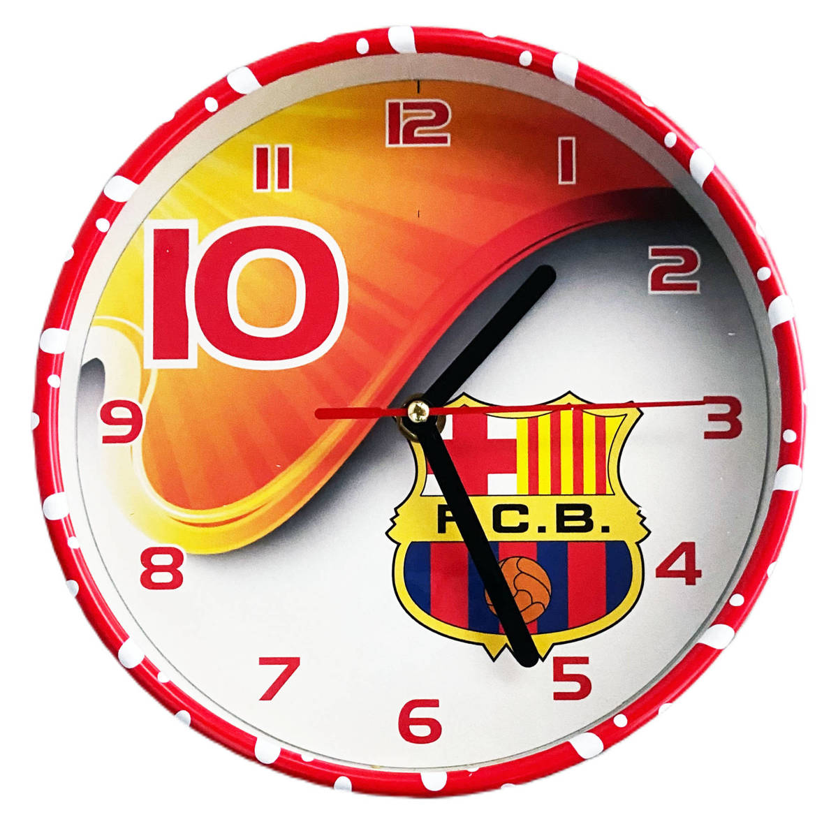 Tradycyjny Zegar Ścienny FC BARCELONA