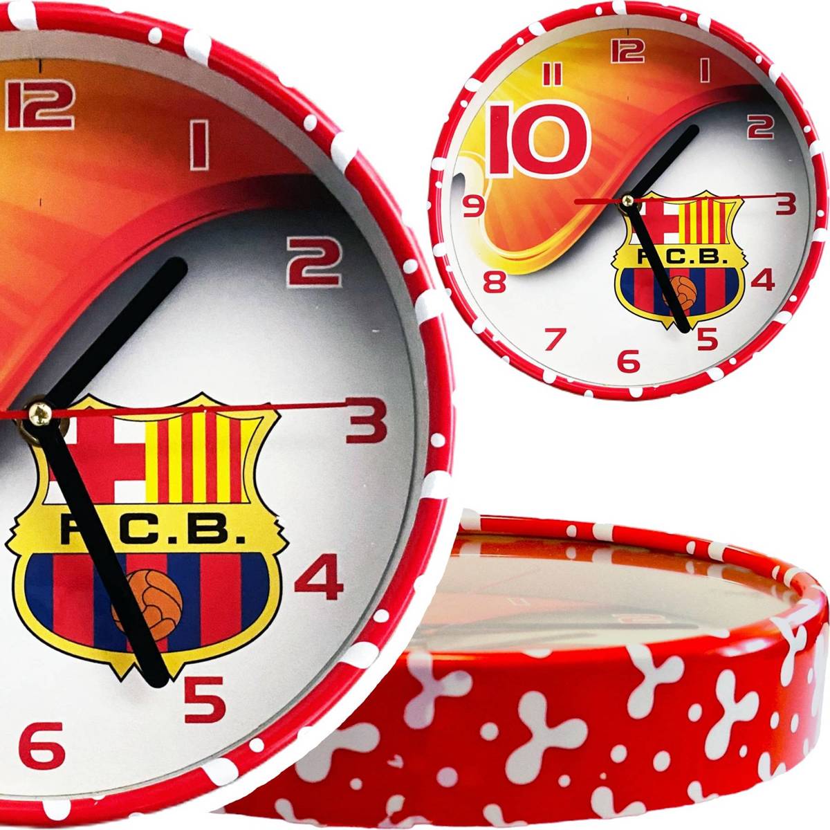 Tradycyjny Zegar Ścienny FC BARCELONA