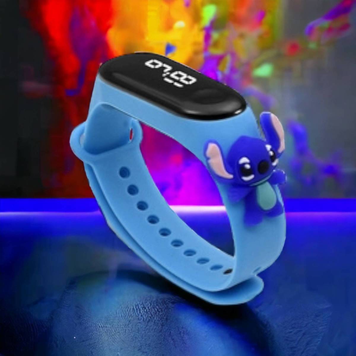 Zegarek LED Dla Dzieci SMARTBAND STICH