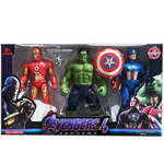 AVENGERS - ZESTAW 3 FIGUREK SUPERBOHATERÓW + AKCESORIA MARVEL