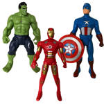 AVENGERS - ZESTAW 3 FIGUREK SUPERBOHATERÓW + AKCESORIA MARVEL