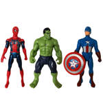 AVENGERS - ZESTAW 4 FIGUREK SUPERBOHATERÓW + AKCESORIA MARVEL