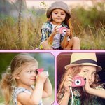 Aparat fotograficzny dla dzieci różowy + Karta 32GB