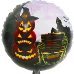 Balon Dynie Nietoperze Halloween Zestaw 6szt 51cm