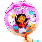 Balon Foliowy Koci Domek Gabi 45cm