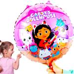 Balon Foliowy Koci Domek Gabi 45cm