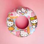 Duże dmuchane koło do pływania 60cm - Hello Kitty