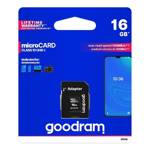 GOODRAM Karta pamięci Microi SD 16GB + Adapter