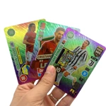 Karty piłkarskie z piłkarzami FIFA - 10 sztuk RAINBOW kolorowe kolekcjonerskie