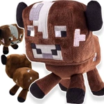 MINECRAFT Pluszowa Maskotka Krowa 19cm