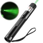 Mocny wskaźnik laserowy Laser Pointer + Nakładka + Akumulator