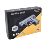 Pistolet metalowy na kulki - imitacja broni MPK-C11