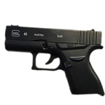 Policyjny Pistolet Na Kulki Z Tłumikiem Dla Dzieci Glock-43 + 10 Kulek