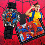 SPIDERMAN Zestaw Portfelik + Zegarek