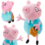 ŚWINKA PEPPA Pluszowa Maskotka Tata Peppy 32cm