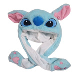 Świecąca LED Czapka Z Ruchomymi Uszami Stich Kigurumi