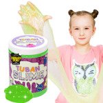 TUBAN SUPER SLIME BROKATOWE GLUTY NEON ZIELONY 1KG